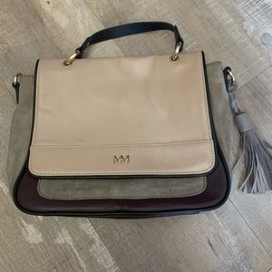 multicolor (tan,grey, plum) Mercer&Madison purse